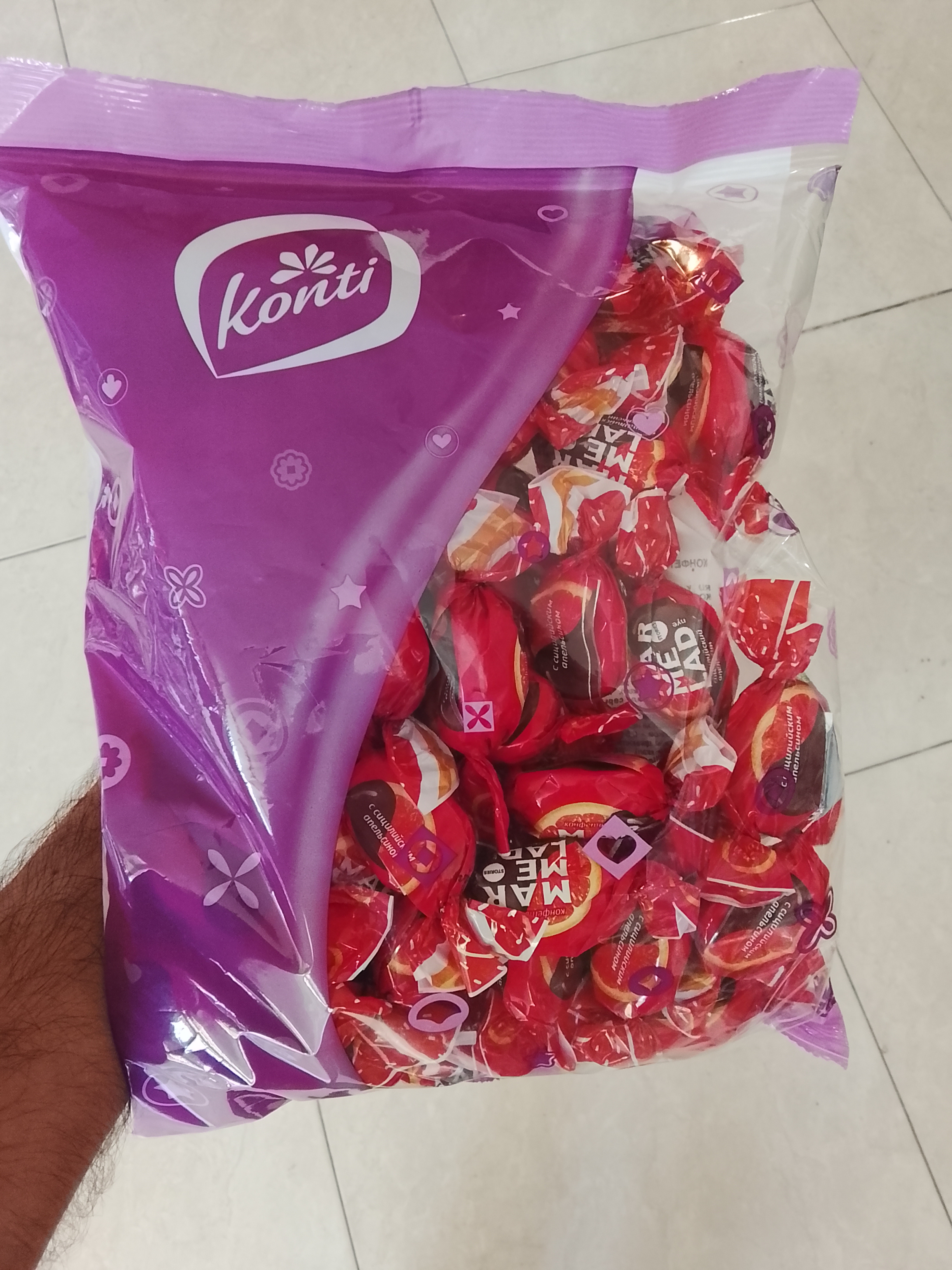 شکلات سوفله مغز بستنی زمستانی مارمالات روسی ( کارتنی)