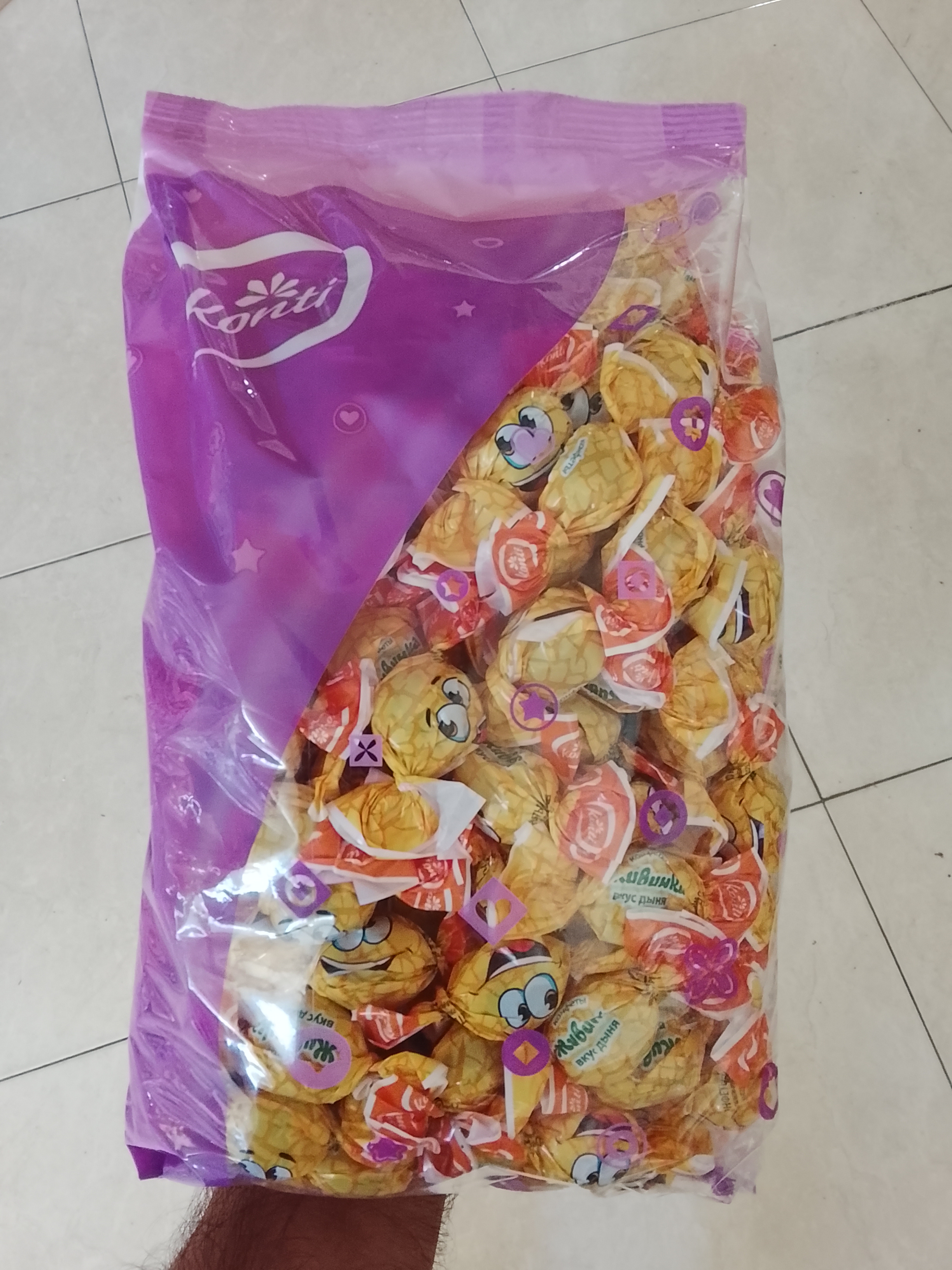شکلات پاستیلی طعم طالبی (کارتنی)