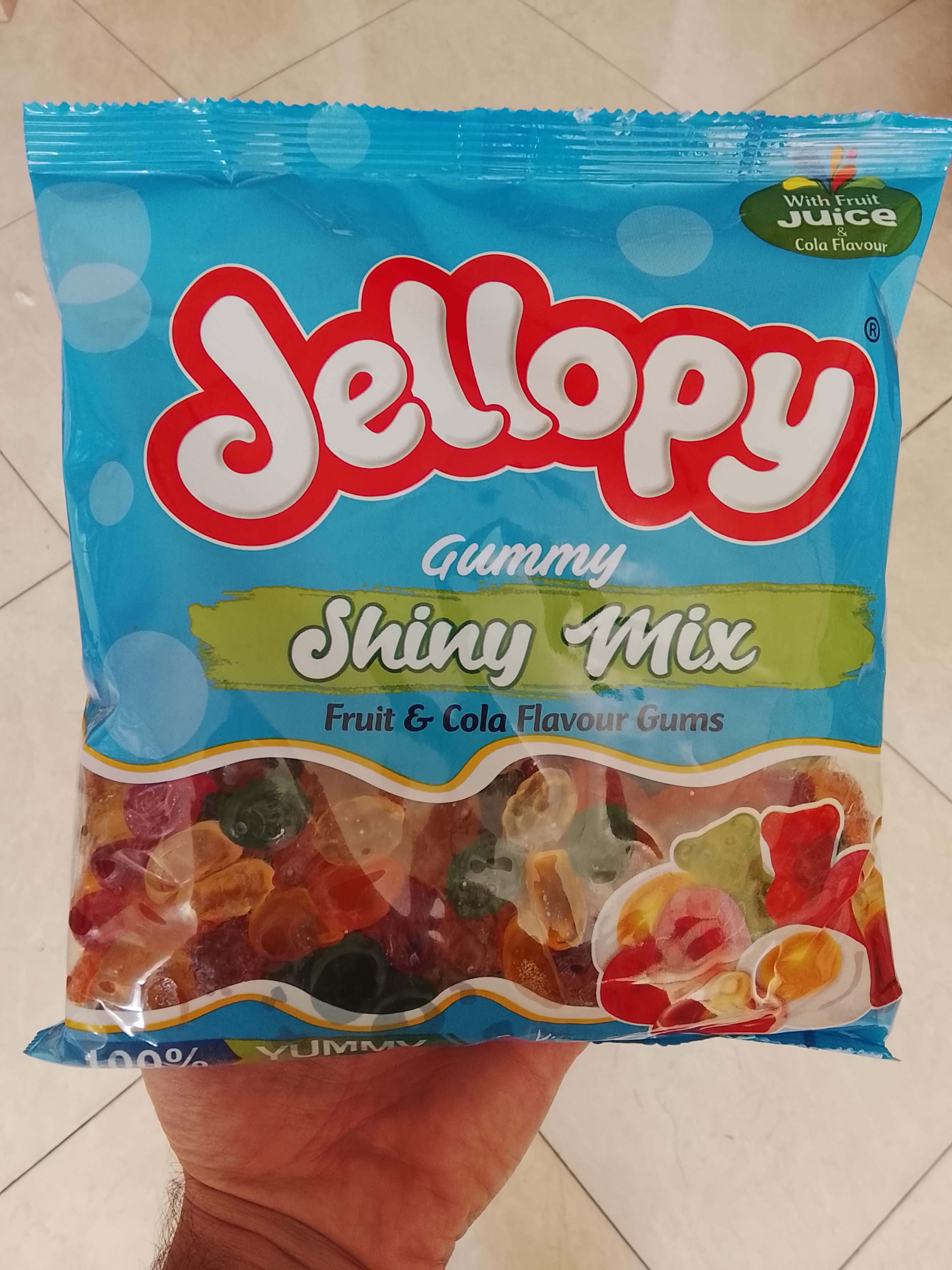 پاستیل بدون شکر میکس میوه جلوپی خارجی